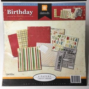 Scrapbook Birthday kit and 18 pk paper